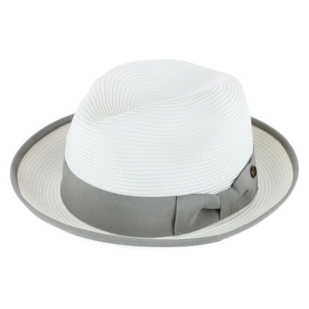 Epoch Hats Company Men's Fedora with Contrast Band and Trim